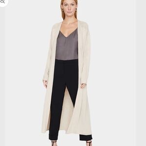 BROCHU WALKER WOMEN'S THE KAI DUSTER Long Cream Cardigan size xsmall